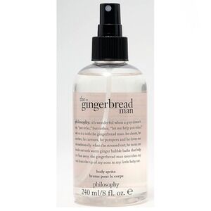 Philosophy The Gingerbread Man Body Spritz 8 fl oz New Limited Edition Spritzer